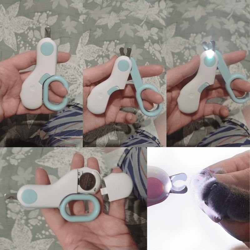 Cortador De Unhas Para Pet Com LED - Cat Nails